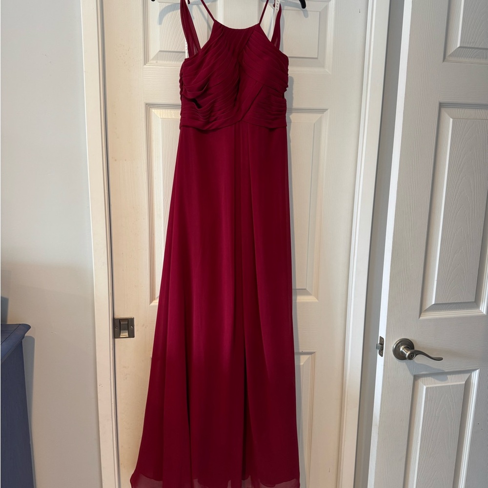 Elegant Red Evening Gown